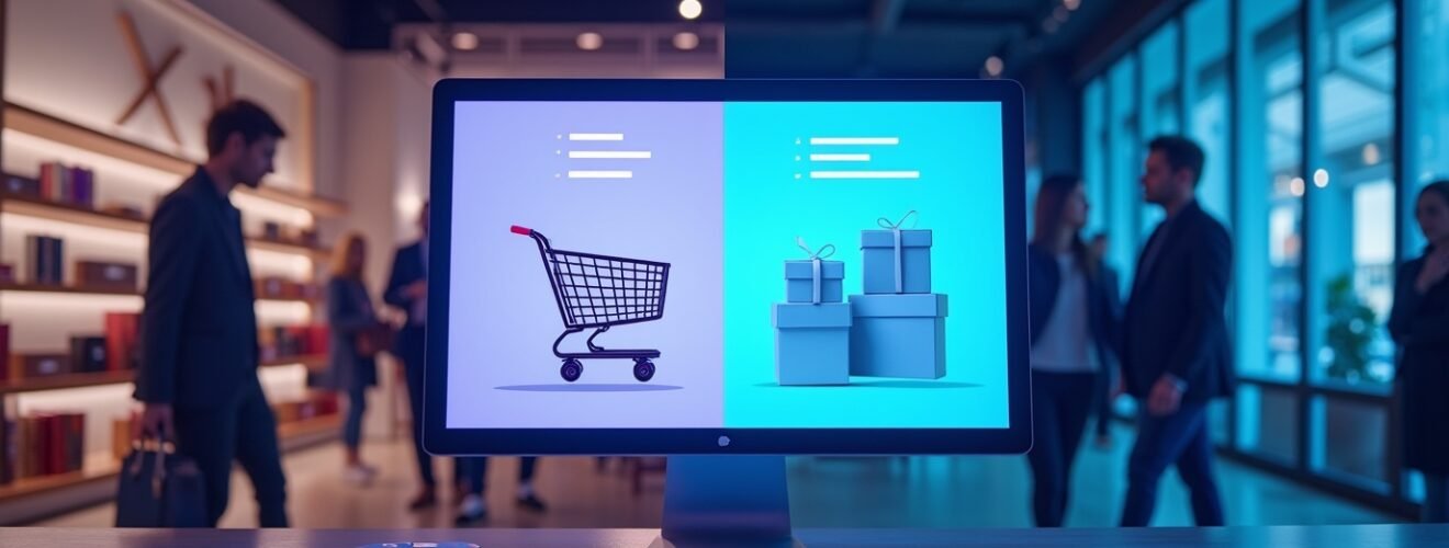 comparacion ecommerce vs tienda fisica ventajas desventajas negocio online